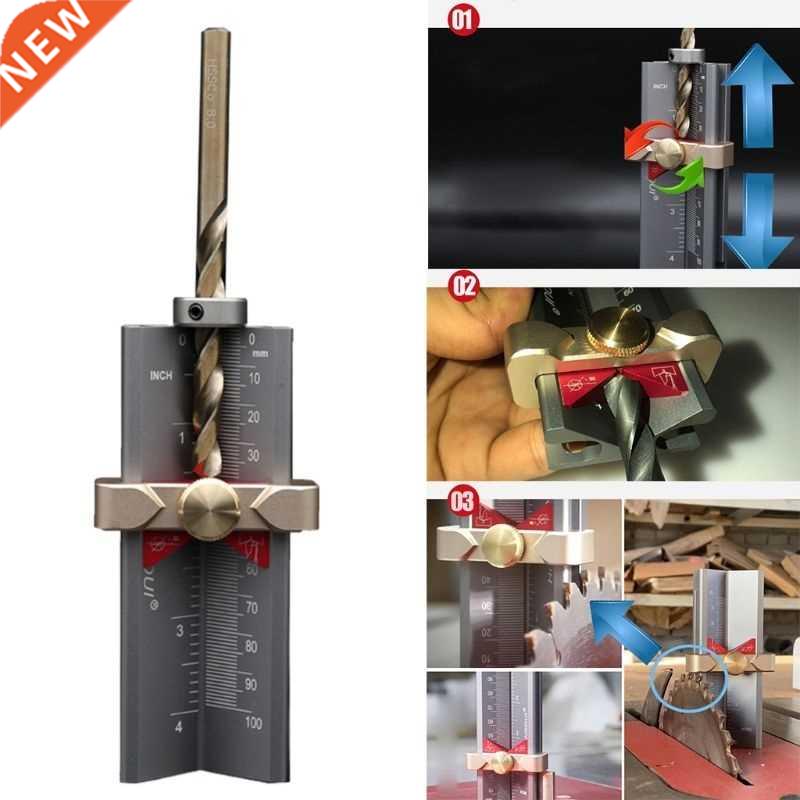 Multi-functional Woodworking Tools Depth Height Gauge Limit