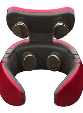 Electrc Neck Back Massager Magnetc Pulse nfrared Heatng