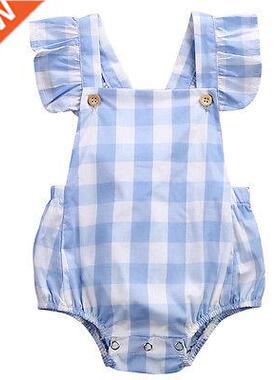 Summer 2017 Infant Newborn Baby Girls Kids Butterfly sleeve