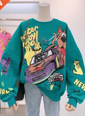 Harajuku 2021 streetwear women's anime Hoodie Autumn