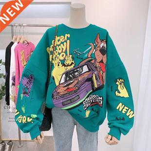 Harajuku 2021 streetwear women's anime Hoodie Autumn