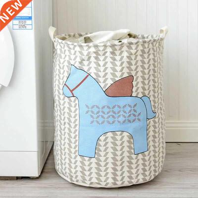 Large Foldable Laundry Storage Basket Clothes Storage Bag Di