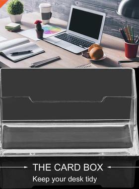 1pcs Clear Desk Shelf Box Storage Display Stand Acrylic Plas