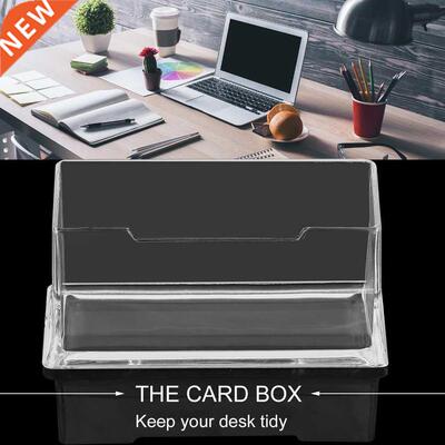 1pcs Clear Desk Shelf Box Storage Display Stand Acrylic Plas