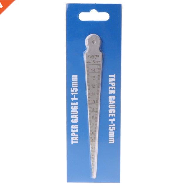 1-15mm Stainless Steel Taper Gauge Feeler Hole Measuring Too