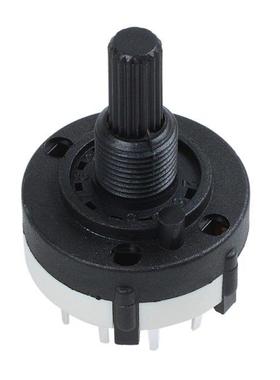 3P4T 3 Pole 4 Position Single Wafer Band Selector Rotary Swi