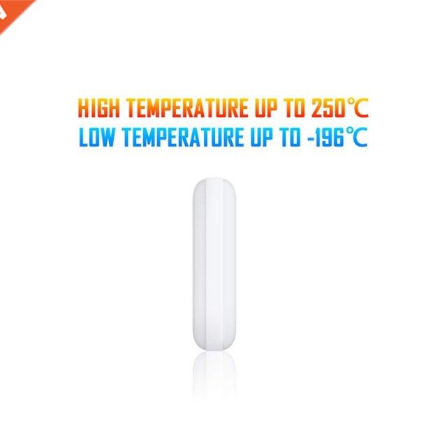 5 Pcs 25Mm(1 Inch) PTFE Magnetic Stirrer Mixer Stir Bar,Whit