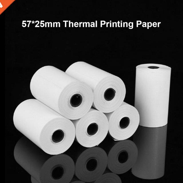 5 Rolls Thermal Printer Paper Instant Print Label for Photo