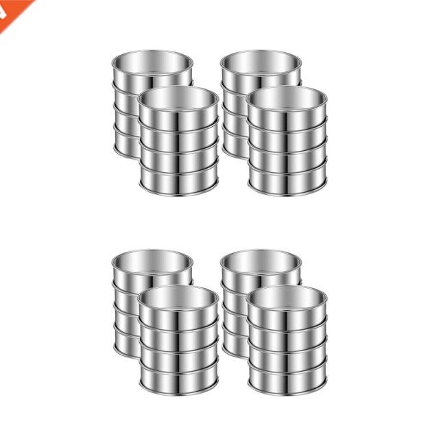 Stainless Steel Double Rolled Tart Rings,Rolled Rings Muffin