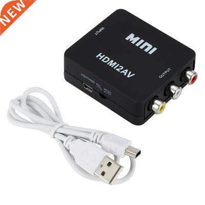 AV To HDMI-compatible Video Converter Box Adapter RCA CVSB L