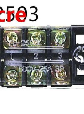10PCS TB-250 Fixed Terminal Block 600V 25A P Screw Termina
