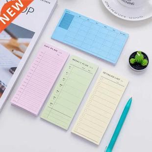 30 Sheets/Notebook Colorful Simple Planner Pad Weekly Studen