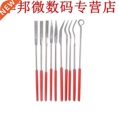 10pcs mm x 140mm Diamond Naald File Gecoat Riffler Set Sier