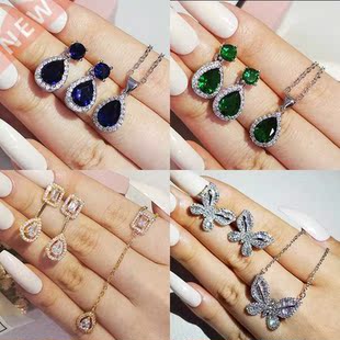 New Luxury bride Pack Dubai color 2022 silver 2pcs Butterfly