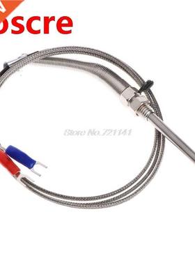 1M K-Type Thermocouple Probe 5mm x 50mm 2Wire M8 Thread 3.3F