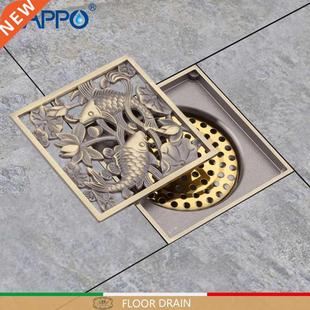 odor Shower Drain GAPPO Antique Anti strainer Brass Drains
