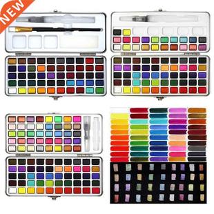 Set Water Glitter Neon Basic Watercolor Solid Color