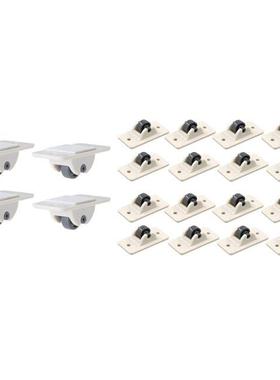 Self Adhesive Casters Wheels For Storage Box Trash Can Singl