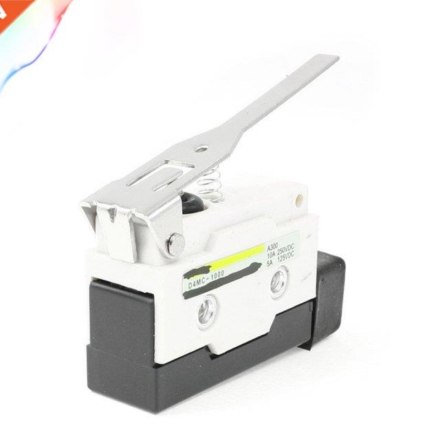 250VDC 10A D4MC-1000 Long Hinge Lever Actuator SPDT Basic Mi