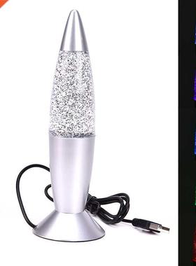 1PCS 3D Rocket Multi Color Chnging Lv Lmp RGB LED Glitte