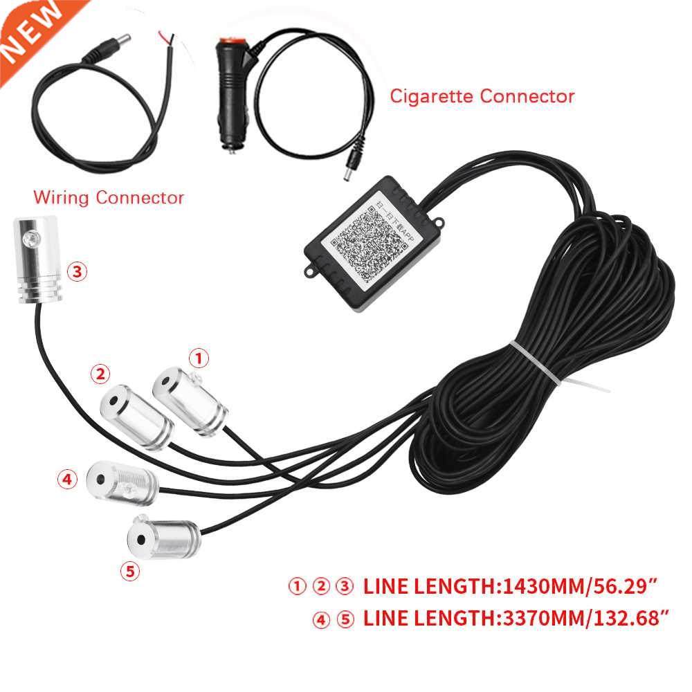 Car Interior Neon RGB Led Strip Lights 4/5/6 in 1 Bluetooth