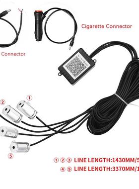 Car Interior Neon RGB Led Strip Lights 4/5/6 in 1 Bluetooth