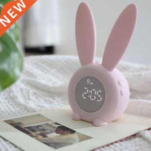 Bunny Kids Alarm Clock, Children's Sleep Trainer Clock, Nigh