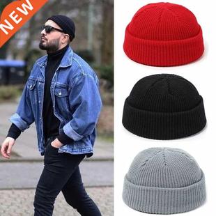 Fashion Hip Hop Beanie Knitted Hat Men Skullcap Women Winter