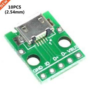 5pin Type USB Connector Female Adapter DIP Micro 10pcs