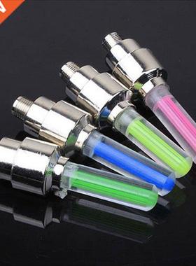 2 Pcs Car Lights Neon Lights Air Cover Tire Rim Valve Wheel