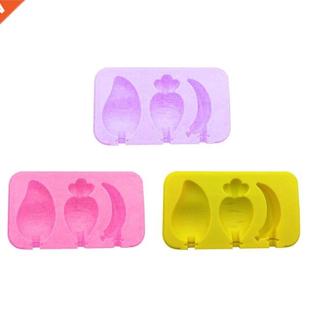 Pop Moulds Popsicles Cavities Silicone Ice Shaped Fruits