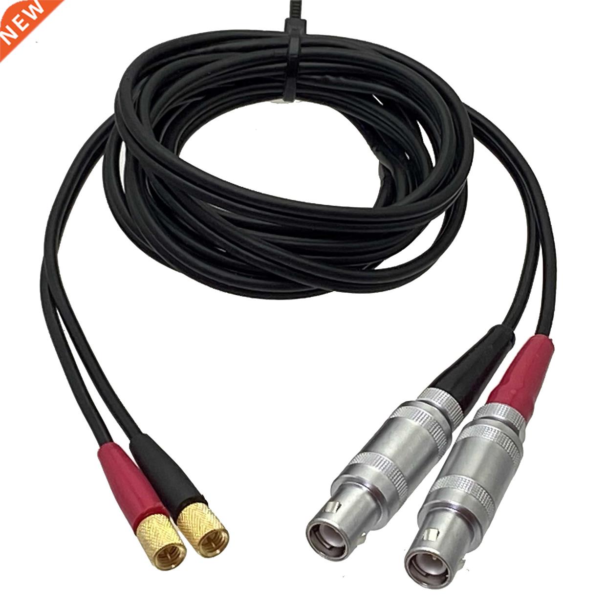 RG174 2x FFA 1S C9 1Pin to 2x L5 M5 Microdot Male plug Conne