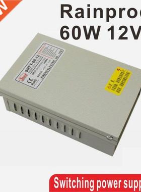 60W 12V 5A Rainproof outdoor Single Output Switching power s