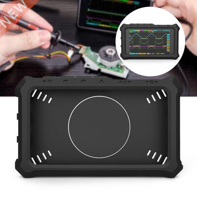 DS213 Black Mini Oscilloscope Silicone Case Shell with 1Pcs