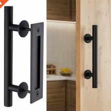 12 inches Sliding Barn Door Handle Pull Cabinet Flush Hardwa