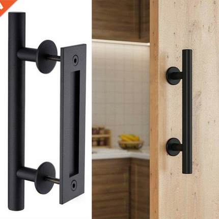 12 inches Sliding Barn Door Handle Pull Cabinet Flush Hardwa