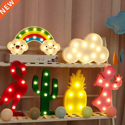 Kids Room Decor Cloud Star Moon LED Night Light Baby Childre