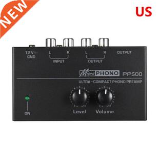 PP500 Phono Preamp Preamplifier with Level Volume Controls R