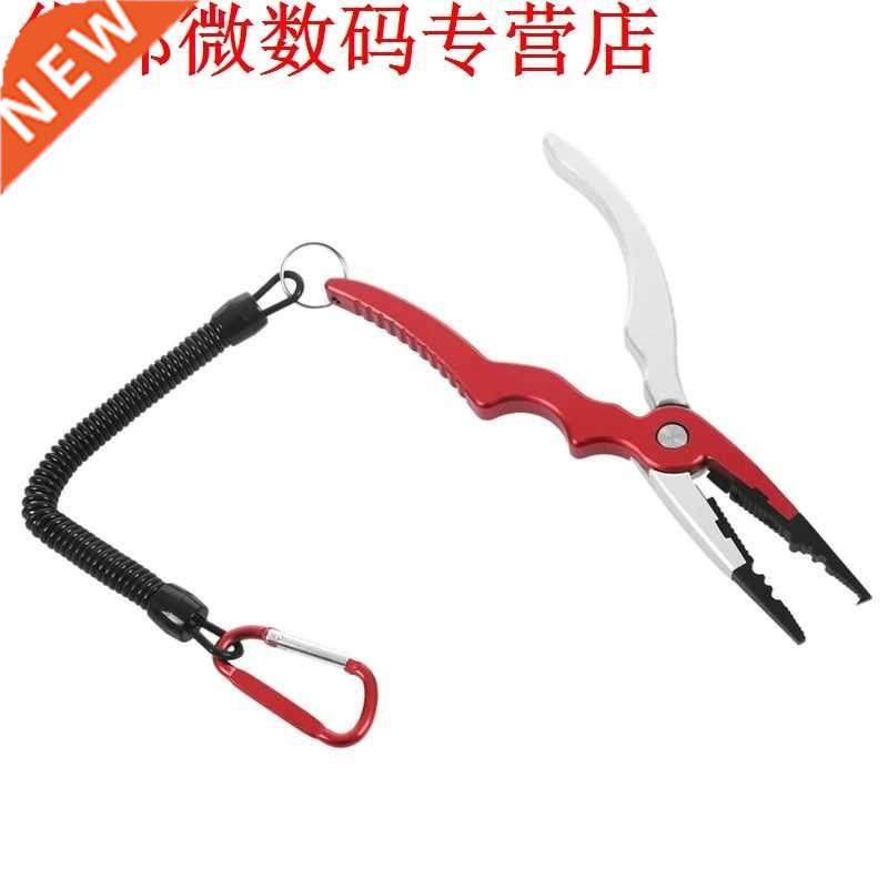 Aluminum Fishing Pliers Split Ring Cutters Fishing Holder T
