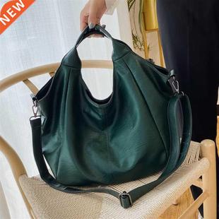 Big Shoulder Tote Shopper Design Women Bags Unique Green