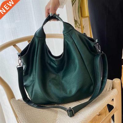 Green Unique Shoulder Bags Women's Big Design Shopper Tote B