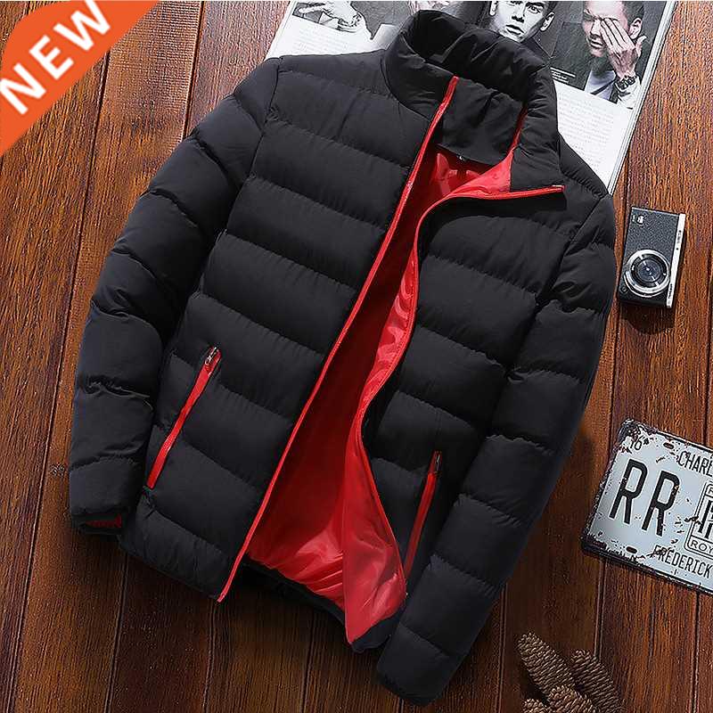 New Warm Thick Men Parka Jackets Winter Casual Mens Outwear