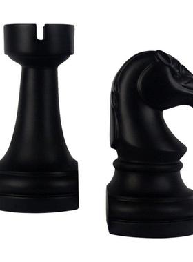 2 Pcs Set Chess Bookends Dividers Boho Office Decor Separato