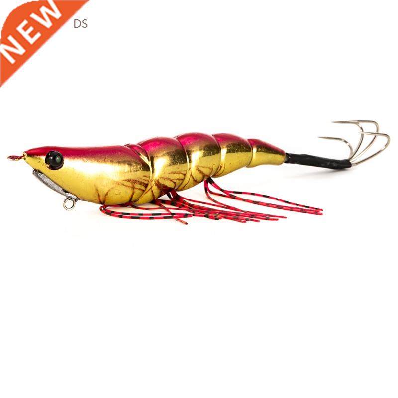 Luminous Squid Jigs 15cm Wood Shrimp with Octopus Squid Jig