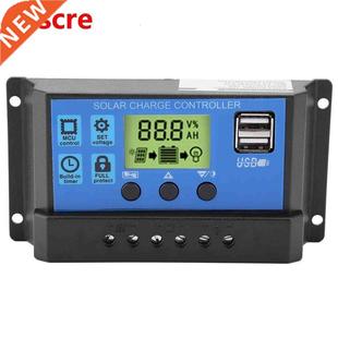 Dual LCD Auto Controller 12V Charge 30A Solar USB 24V