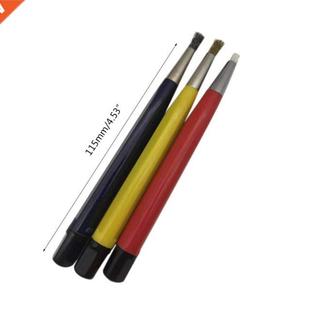 Brass Steel Polish set Wat Pen Fiberglass Brush 3pcs Scratch