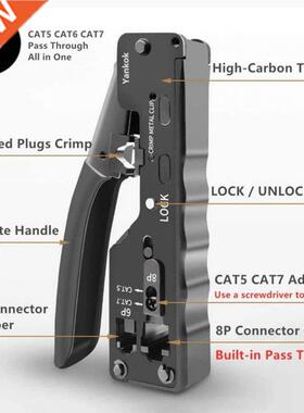 Connector Network Cable Plier Dovetail Clamp Multifunctional