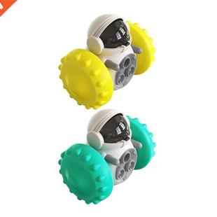 Auto Pet Food Dspenser Slow Feeder nteractve Dog Toys Tum