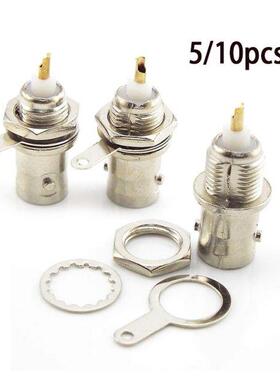 BNC Female Socket Solder Connector Chassis Panel Mount Coaxi