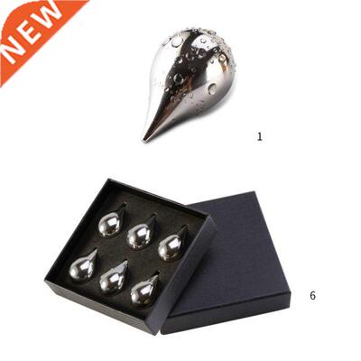 F1CD Stainless Steel Whiskey Stones Ice Cubes Reusable Chill